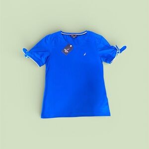 Nautica woman Bright Blue Short Sleeve Tee